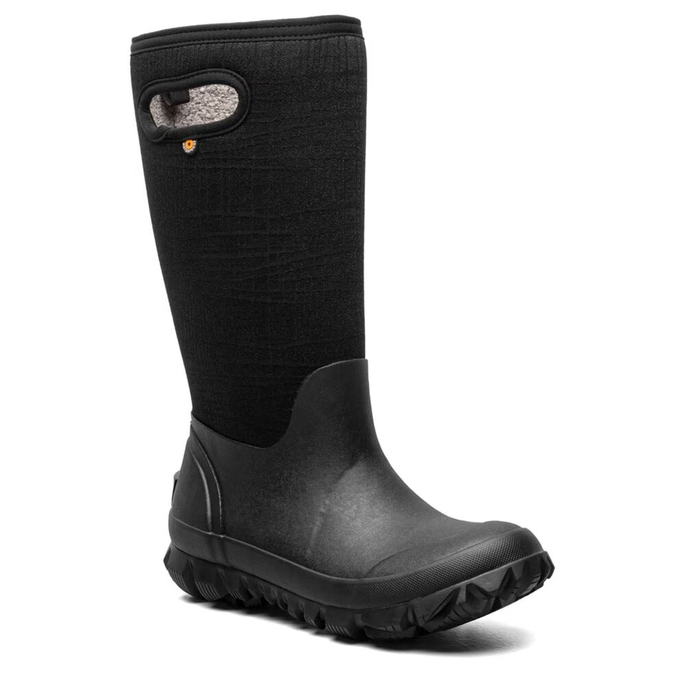 BOGS Women’s Size 8 Black Waterproof Insulated Tall Winter Rain Boots New In Box